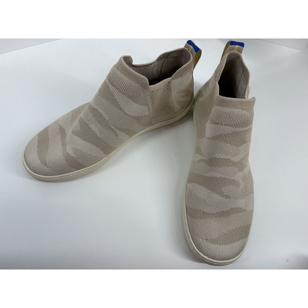 Rothy’s Beige Knit Slip-On Sneakers | Sustainable Comfort Shoes